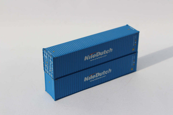 Jacksonville 405060 N NileDutch 40' High Cube Containers w/ Magnetic System (2)