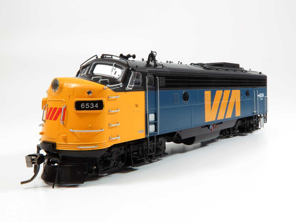 Rapido 220578 HO Scale VIA Rail (Logo On Nose) FP9A Locomotive #6534