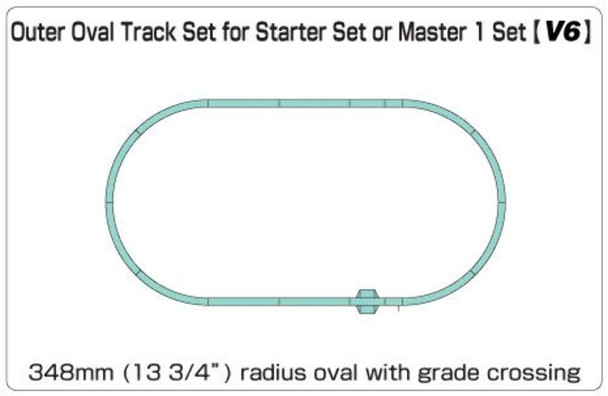 Kato 20-865 N Scale V6 Outer Oval Track Set