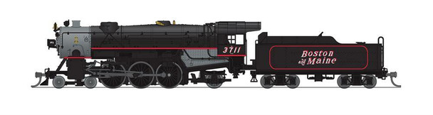 Broadway Limited 6923 N Scale B&M Heavy Pacific 4-6-2 #3714