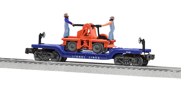 Lionel 2128080 O Scale Lionel Lines Flatcar With Handcar
