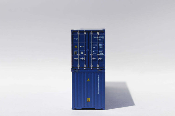 Jacksonville Terminal 405105 N Scale CMA CGM 40' High Cube Containers (2)