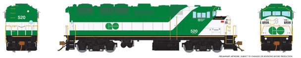 Rapido 19504 HO Scale Go Transit GMD F59PH #535