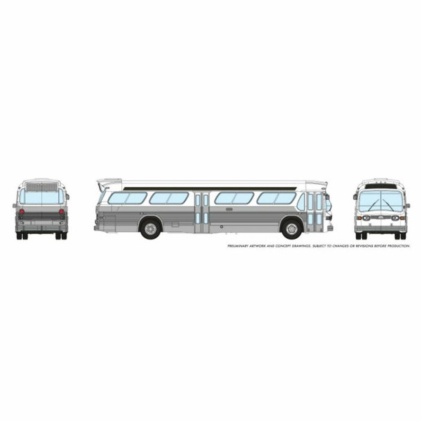 Rapido 573098 N Scale Generic White New Look Bus