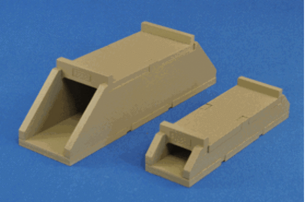 Blair Line 2807 HO Scale 1/2" Tall Concrete Box Culvert Kit Unassembled Wood Kit