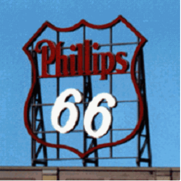 Blair Line 1504 Z/N/HO Scale Phillips 66 Rooftop Sign