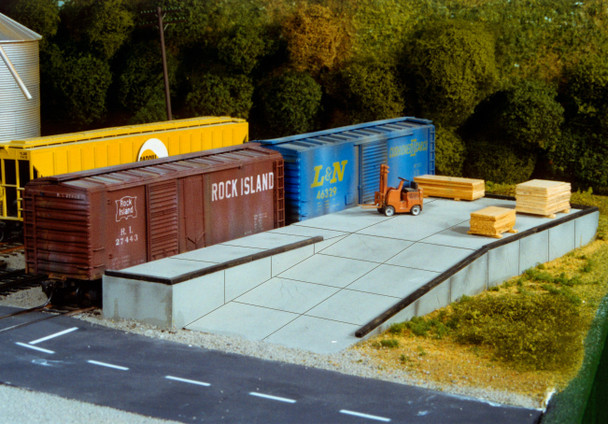 Pikestuff 0017 HO Scale Versatile Modular Loading Docks Kit