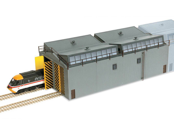 PECO LK-80 HO Scale Train Shed/Locomotive Depot/Engine Shed Kit