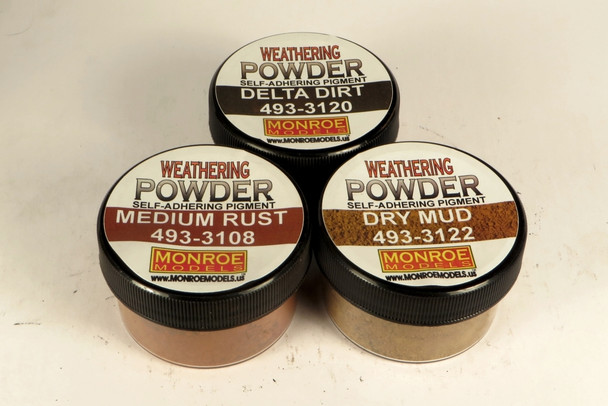 Monroe Models 2914 Dirt & Rust Weathering Set