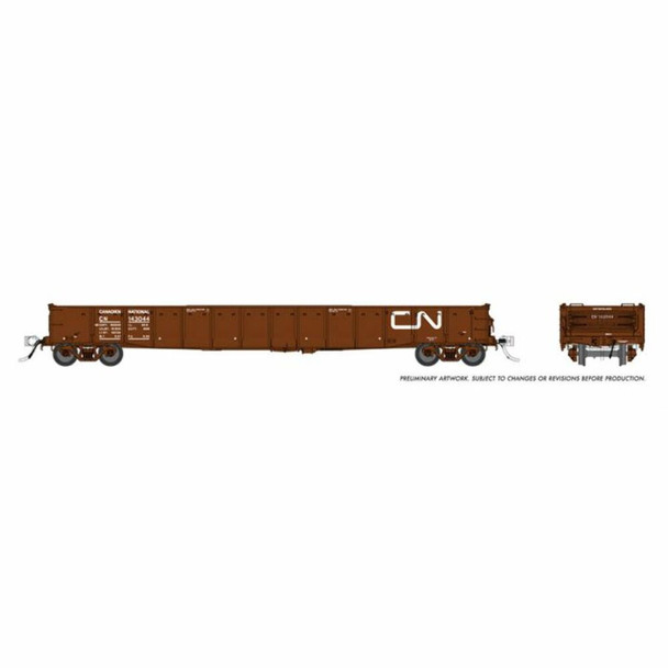 Rapido 50050A HO Scale Canadian National 52' 6" Canadian Mill Gondola