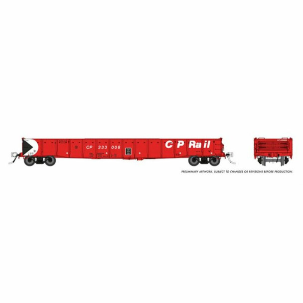 Rapido 50052A HO Scale Canadian Pacific 52' 6" Canadian Mill Gondola