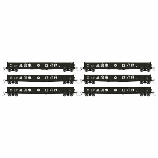 Rapido 50046 HO Scale Algoma Central 52' 6? Canadian Mill Gondola (6)