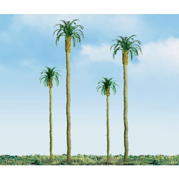 JTT Scenery 94236 Z Scale Professional Trees Palm 2'' Pro (6)