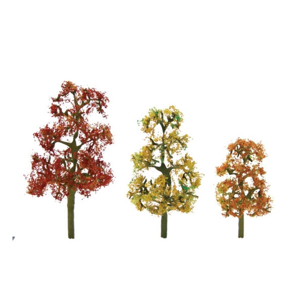 JTT Scenery 92063 HO Scale Premium Trees Sycamore Autumn (2)