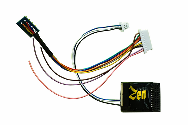 DCC Concepts DCD-ZN218.6 Zen Black Decoder 21 Pin MTC and 8 Pin Connection