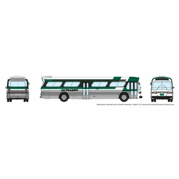 Rapido 573002 N Scale GO Transit New Look Bus