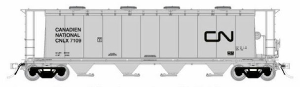 Rapido 127025 HO Scale Canadian National NSC 3800 Cu. Ft. Covered Hoppers #2 (6)