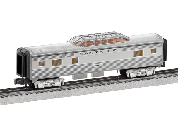 Lionel 2227240 O Scale Santa Fe Chief Add-On Vista Dome #501