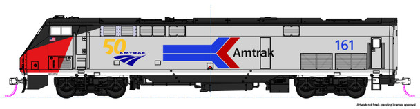 Kato 176-6036 N Scale Amtrak GE P42 Genesis Phase I w 50th Anniversary Logo #161