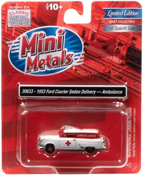 Classic Metal Works 30633 HO Scale 1953 Ford Ambulance