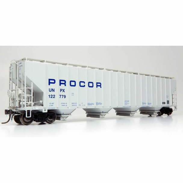 Rapido 157002 HO Scale UNPX Procor 5820 Covered Hopper (Pack of 6)