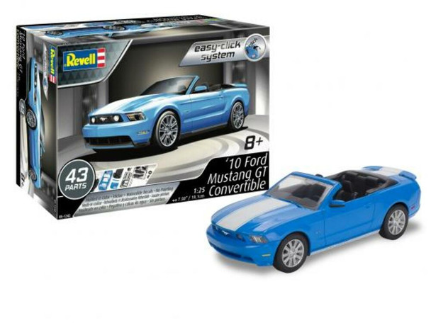 Revell 851242 1:25 Scale 2010 Ford Mustang Level 2 Plastic Model Car Kit