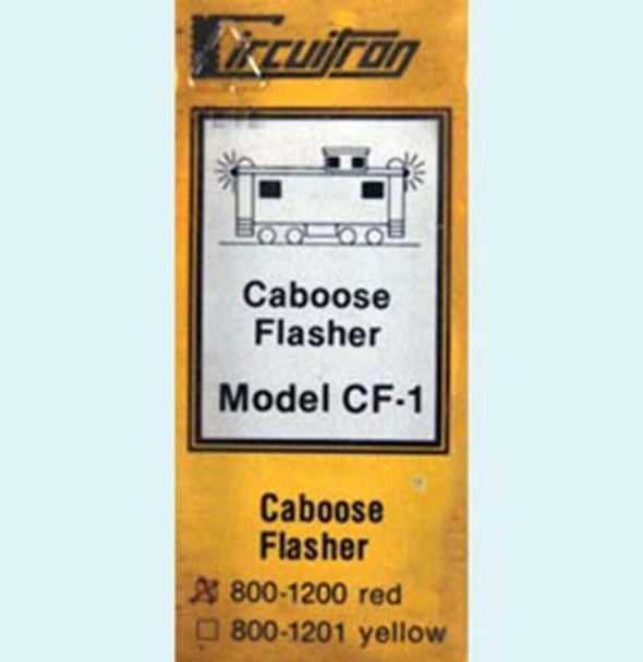 Circuitron 1200 HO Scale CF-1 Caboose Flasher With Red LED