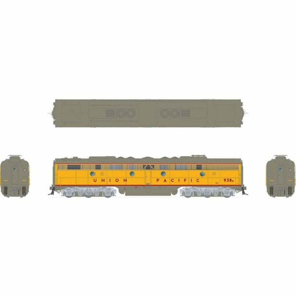 Rapido 28542 HO Union Pacific EMD E8B (DC/DCC/Sound) Diesel Locomotive #935B Rapido 28542 HO Union Pacific EMD E8B (DC/DCC/Sound) Diesel Locomotive #935B