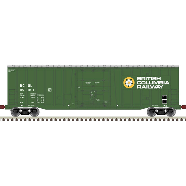 Atlas 20006075 HO Scale British Columbia Railway NSC 5277 PD Box Car #851009