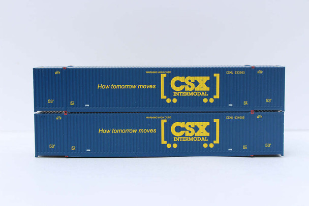 Jacksonville 537095 N CSX Intermodal 53' High Cube 8-55-8 Containers Set #3 (2)