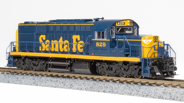 Broadway Limited 6610 N Scale ATSF Alco RSD-15 Blue/Yellow Bookend Scheme #829