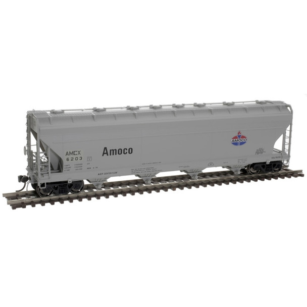 Atlas 20006902 HO Scale AMOCO Master Plus 5250 Covered Hopper #6203