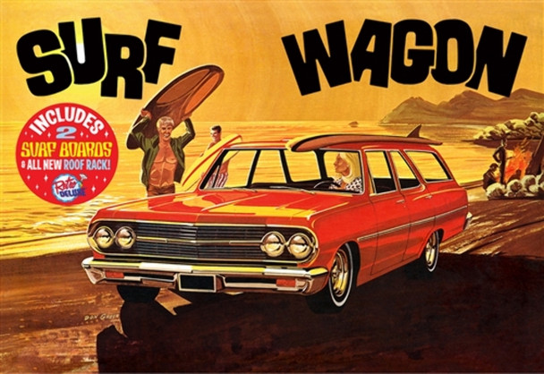 AMT Models 1131 '1:25 Scale 1965 Chevelle "Surf Wagon" Model Kit
