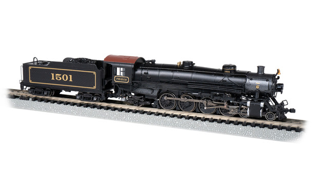 Bachmann Trains 53456 N Scale Frisco 4-8-2 Light Mountain #1501