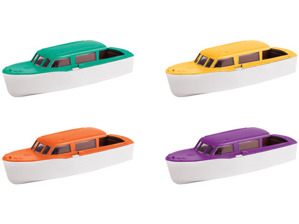 Lionel 2230120 O Scale Boats w/ Plastic Windows 4-Pack