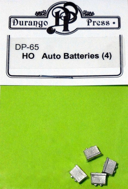 Durango Press 65 HO Scale Auto Batteries (Pack of 4)