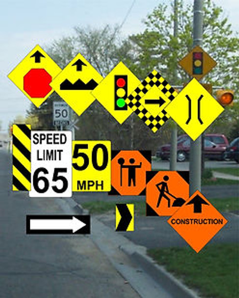 Osborn Model Kits 1012 HO Scale Assorted Road Signs