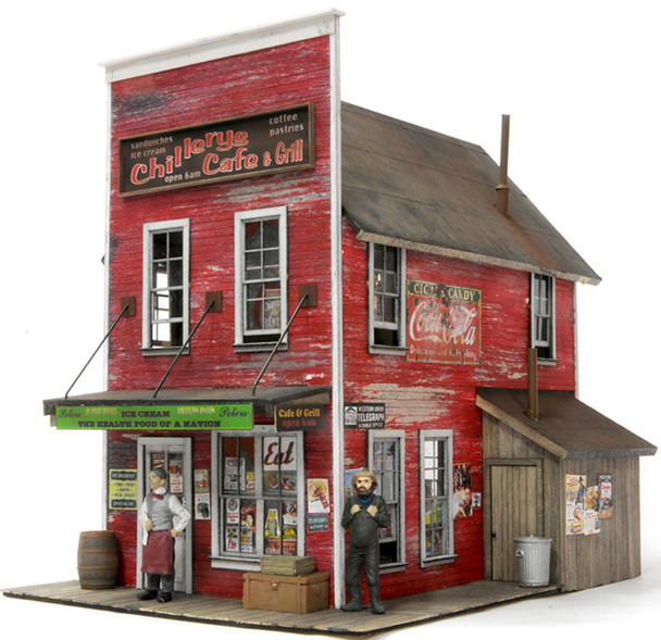 Banta Modelworks 2090 HO Scale Chillery's Cafe 3" x 4 1/4"