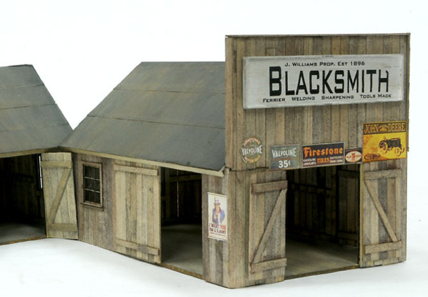 Banta Modelworks 6125 O Scale Blacksmith Shop Laser Cut