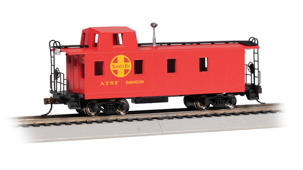 Bachmann Trains 14008 HO Santa Fe Streamlined Caboose With Offset Cupola #999628
