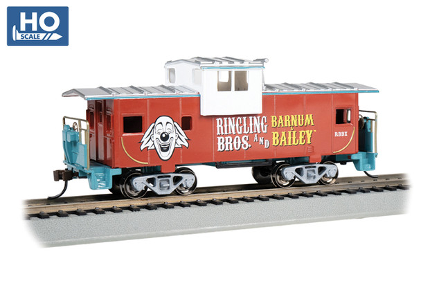 Bachmann Trains 16614 HO Ringling Bros. And Barnum & Bailey Wide-Vision Caboose