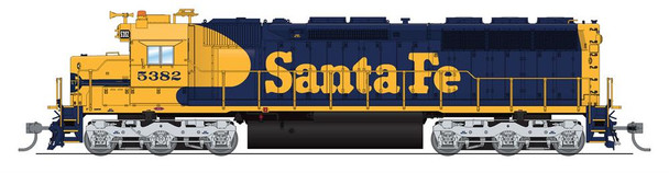 Broadway Ltd 4282 ATSF EMD SD45 Yellow Bonnet Diesel Paragon4 Sound/DC/DCC #5382