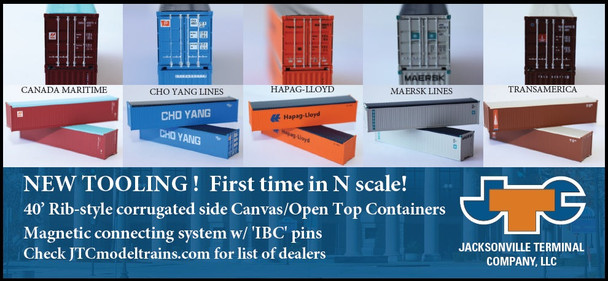 Jacksonville Terminal 402403 N Canada Maritime 40' Canvas/Open Top Containers