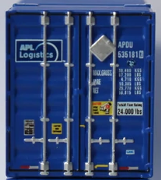 Jacksonville 537020 N APL Logistics 8-55-8 Corrugated 4VI Containers Set #1 (2)