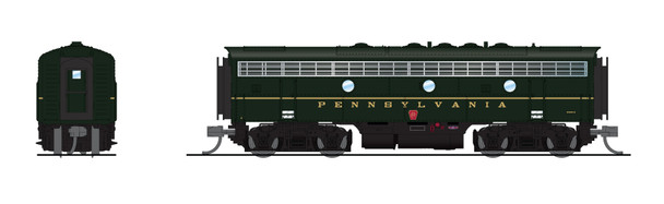 Broadway Limited 7758 N PRR EMD F7 AB A-Unit Unpowered B Sound DCC 9692A/9555B