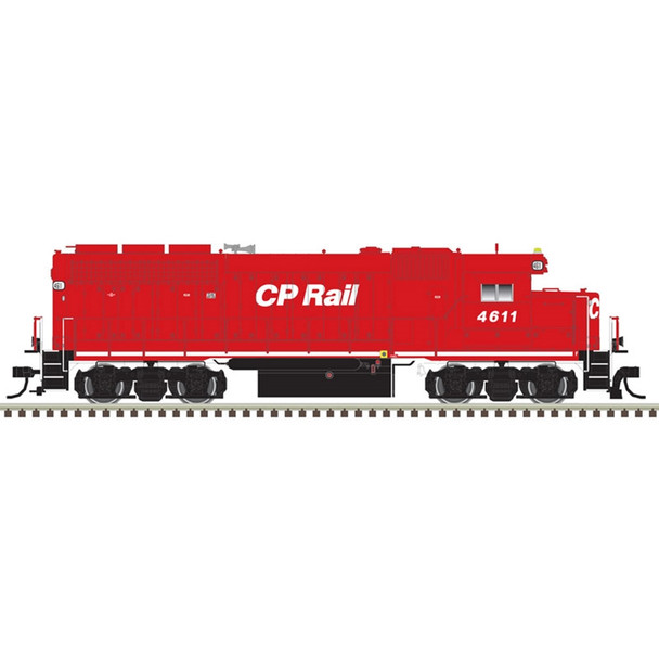 Atlas Model Railroad 10004000 HO Scale CP Rail GP40 Silver DCC Ready #4611