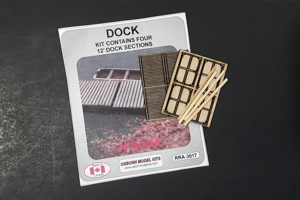 Osborn Model Kits 3017 N Scale Dock (Pack of 4)