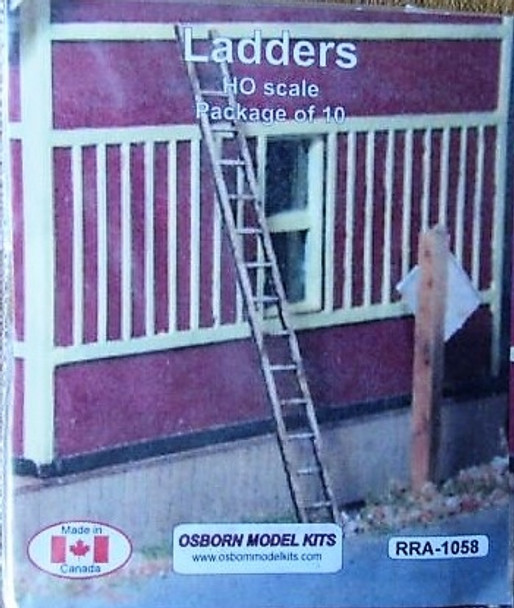Osborn Model Kits 3058 N Scale Ladders Kit (Pack of 10)