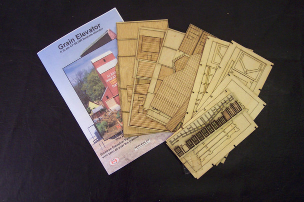 Osborn Model Kits 3067 N Scale Grain Elevator (Wood Kit)