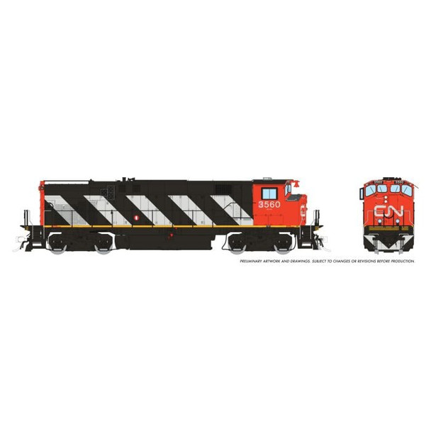 Rapido 33016 HO Scale Canadian National M420 Stripes Scheme MR-20c #3560